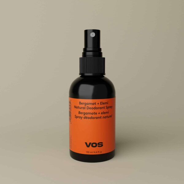 Natural Spray Deodorant – Bergamot and Elemi 4.4 FL OZ / 130 ML