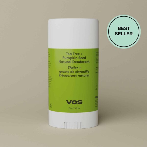 Natural Deodorant – Tea Tree and Pumpkin Seed 2.65 OZ / 75 G