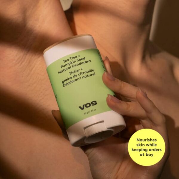 Natural Deodorant – Tea Tree and Pumpkin Seed 2.65 OZ / 75 G