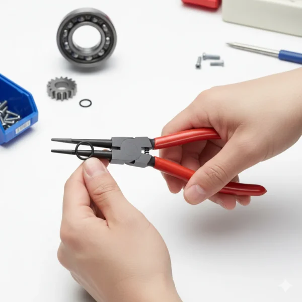 External Circlip Pliers for Fitting Grip Ring