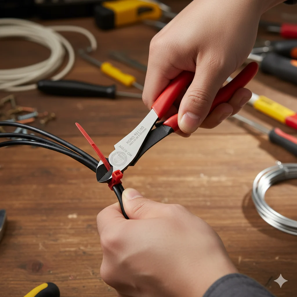 HEAVY DUTY DIAGONAL CUTTING PLIERS dew melon gallery image